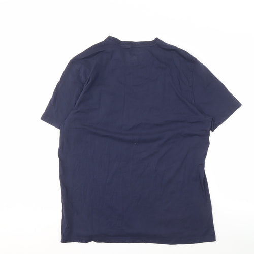 Grand & Hills Men's Blue XL T-Shirt, City Logo, Short Sleeve