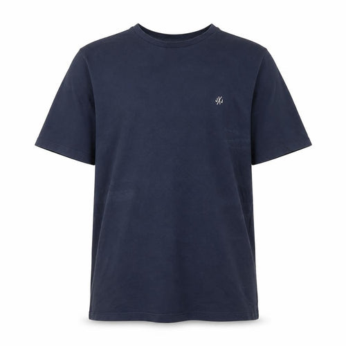 Jack & Jones Men's Blue Cotton Crew Neck T-Shirt L