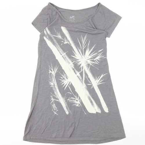 Hot Chili Women's Grey Geometric Print Dress M