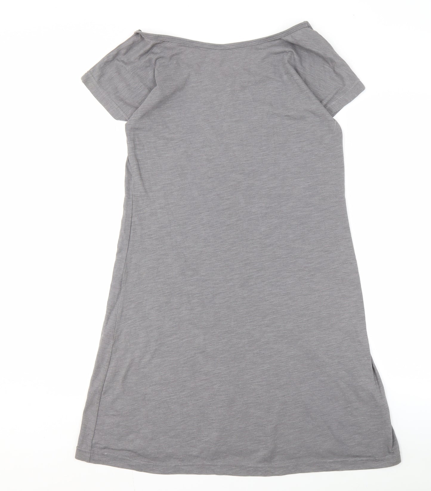 Hot Chili Women's Grey Geometric Print Dress M