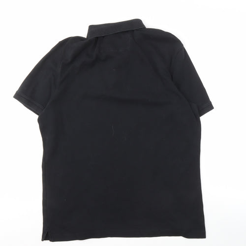 Banana Republic Men's Black Polo Shirt, Size L