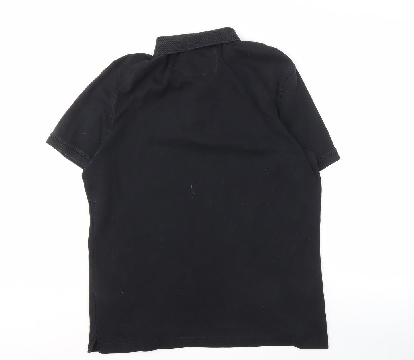 Banana Republic Men's Black Polo Shirt, Size L
