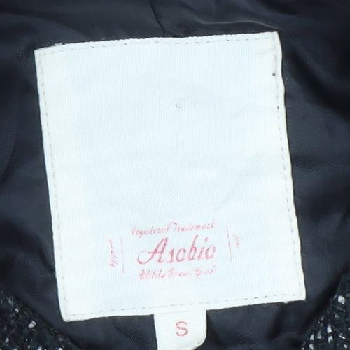 Asobio Women's Black Tweed Military Jacket, Size S