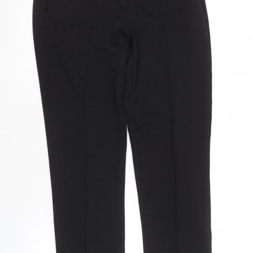 STAR Women's Black Straight Trousers, Size 10