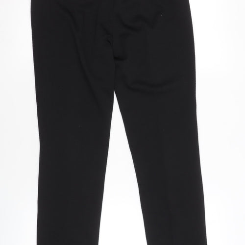 STAR Women's Black Straight Trousers, Size 10