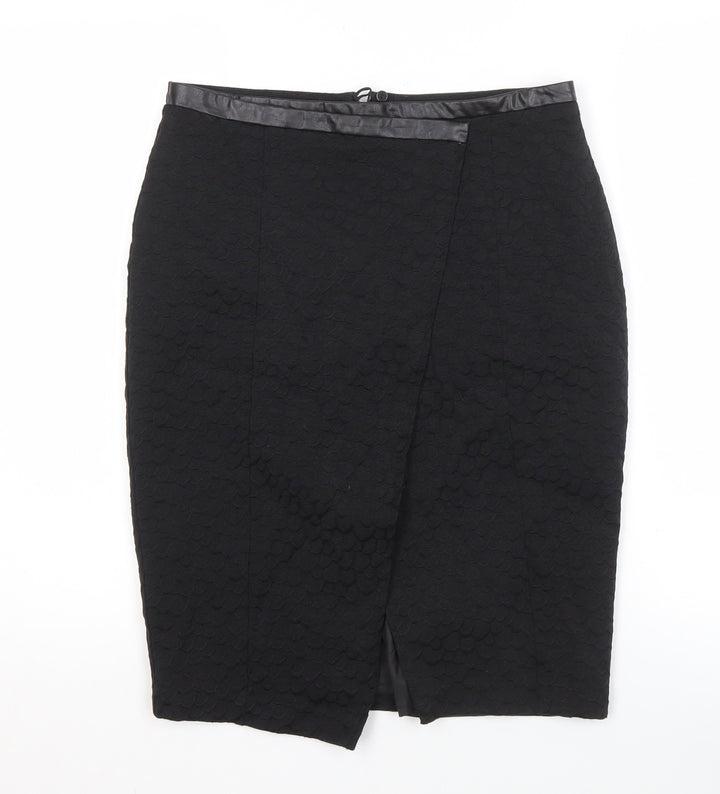 Marks and Spencer Women's Black Pencil Skirt Size 10