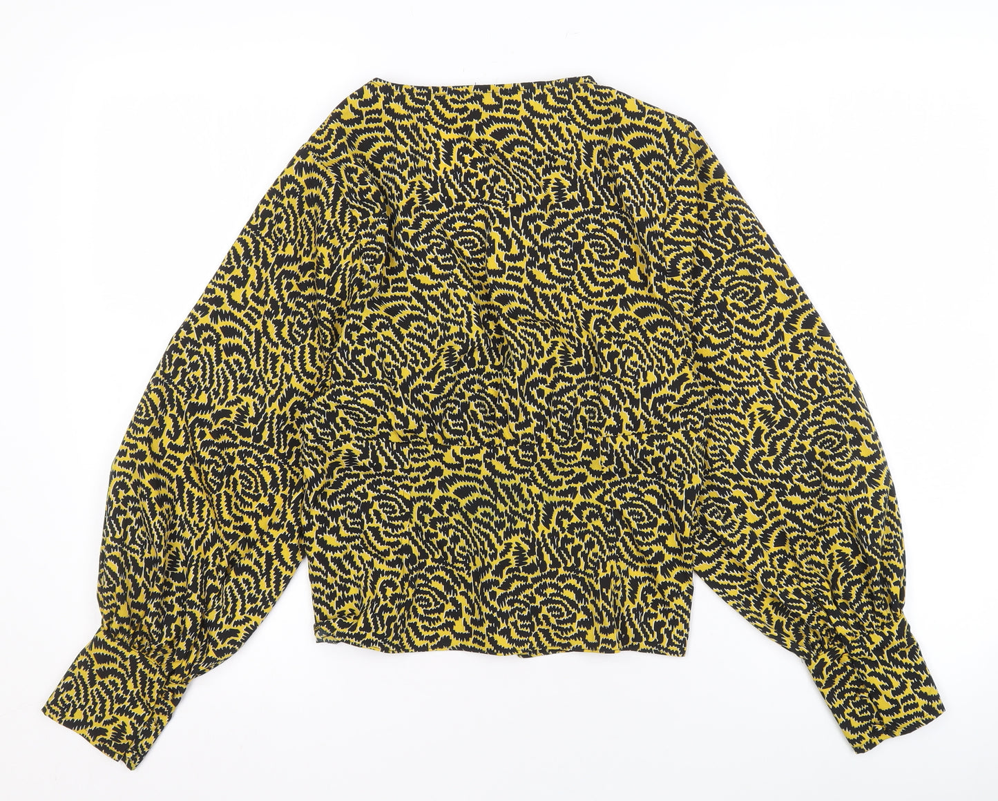 Topshop Women's Multicoloured Animal Print Blouse