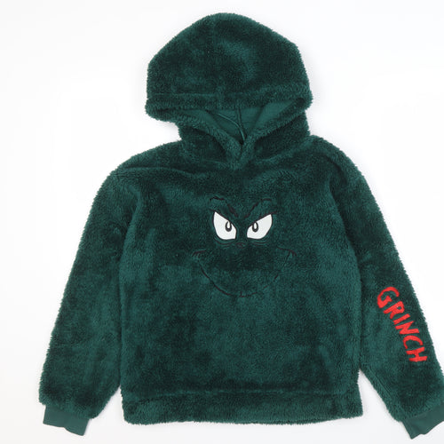 The Grinch Unisex Adults Green Hooded Jumper