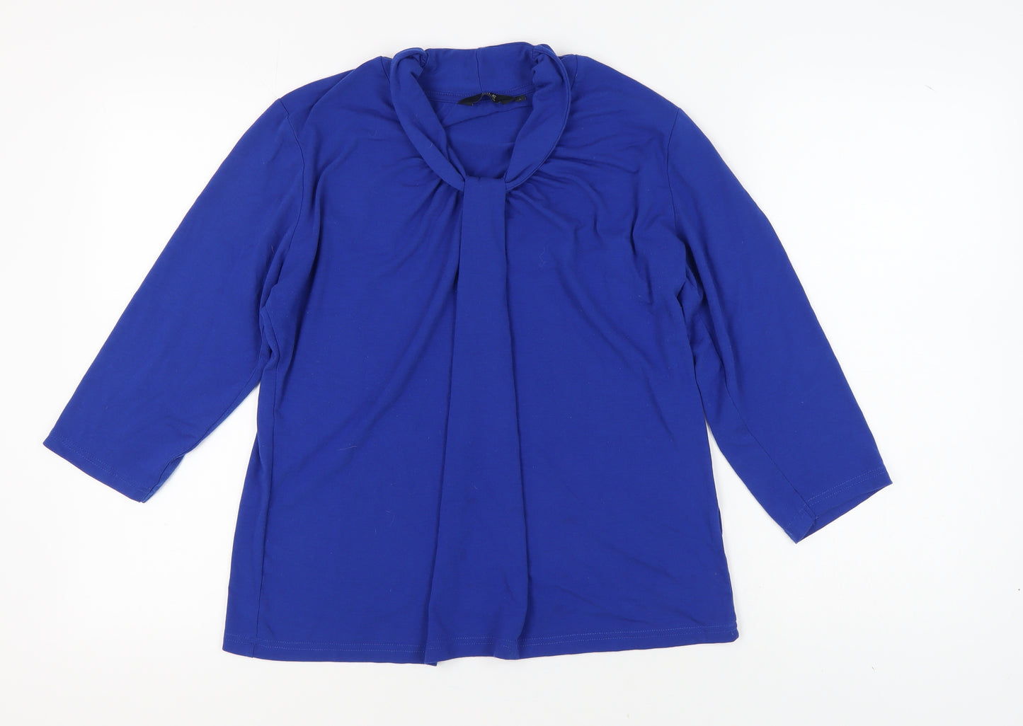 Isle Collection Women's Blue 3/4 Sleeve Top - Size L