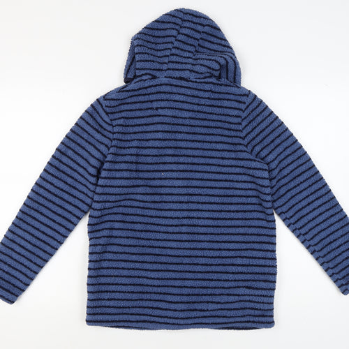 Peter Storm Boys Blue Striped Hooded Jacket, 13 Years