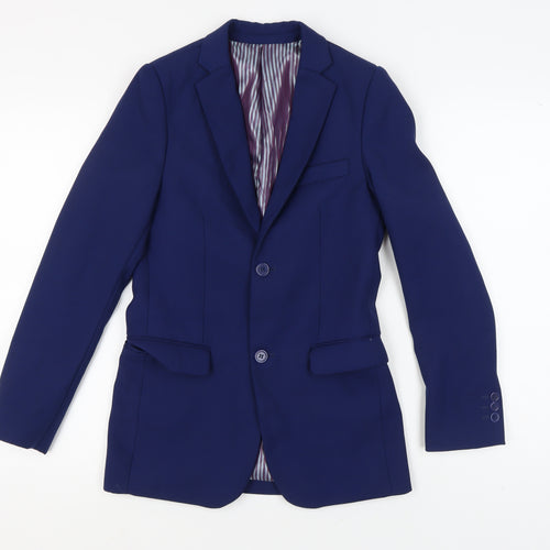 Paisley Boys Blue Slim Fit Suit Jacket UK 14