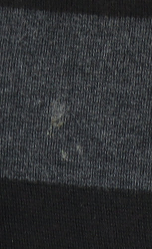 Thomas Nash Mens L Black Striped Pullover Jumper