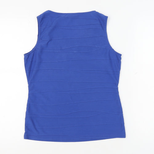 Marks and Spencer Women's Blue Tank Top Size 12