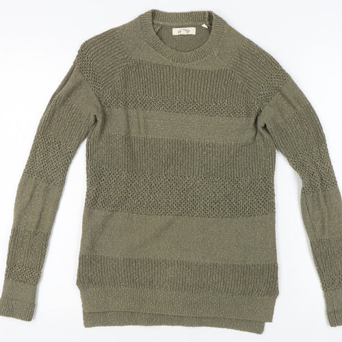 Fat Face Women’s Green Knit Pullover Jumper Size 6