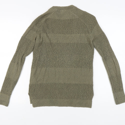 Fat Face Women’s Green Knit Pullover Jumper Size 6