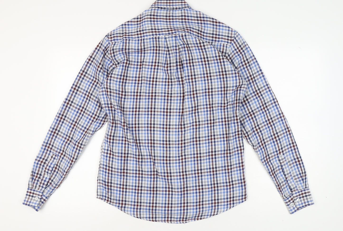 James Pringle Men's Blue Check Shirt S