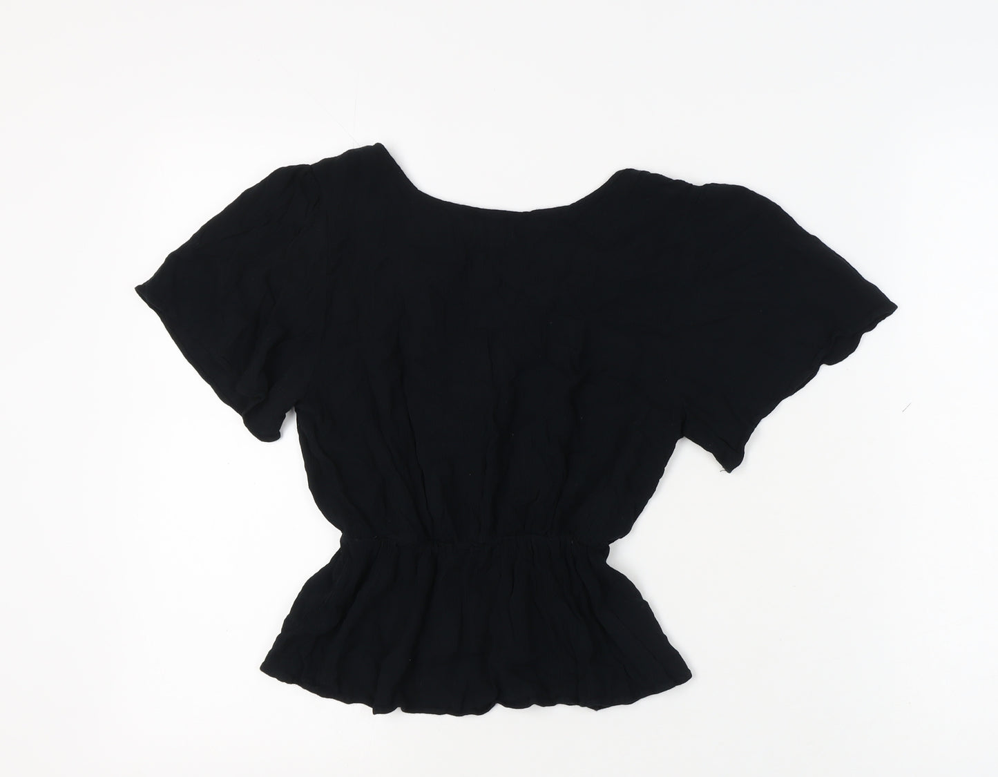 Abercrombie & Fitch Women's Black XS Cropped Blouse