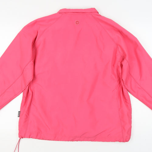 Glenmuir Women's Pink Sweatshirt, M, Elegant Logo Accent