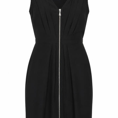 H&M Women's Black Sleeveless V-Neck Dress Size 8