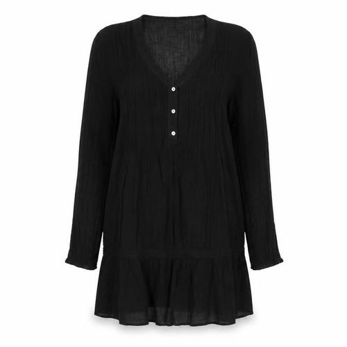 Jacqueline de Yong Black V-Neck Women's Dress Size 10