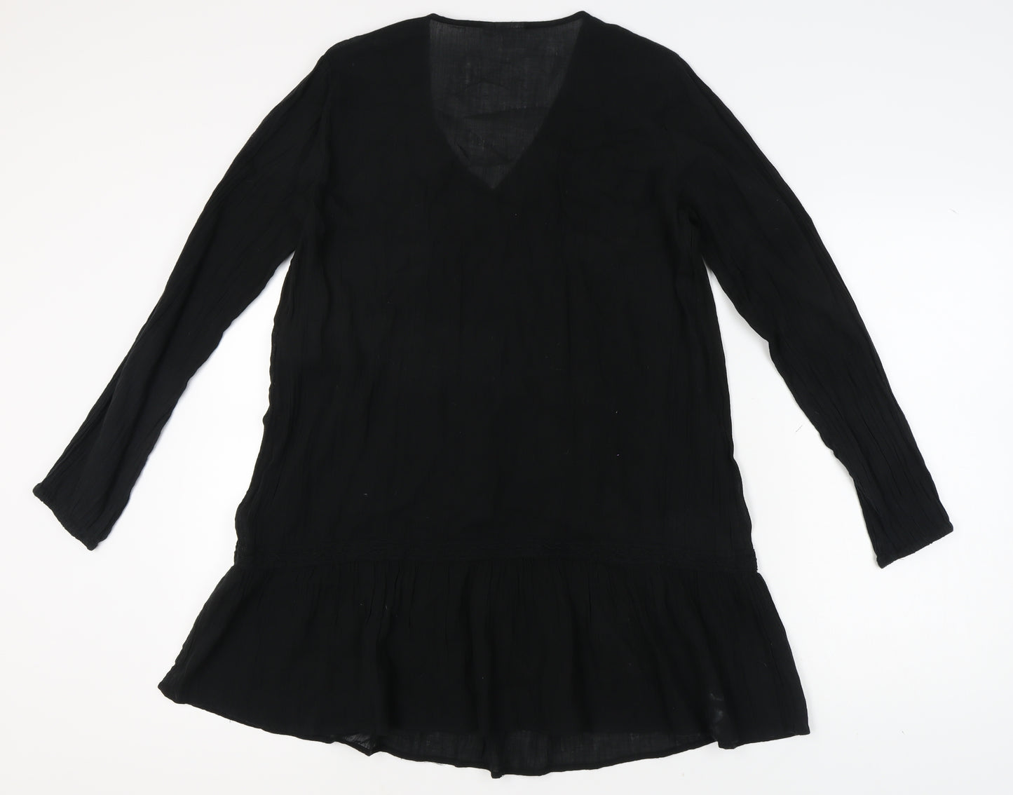 Jacqueline de Yong Black V-Neck Women's Dress Size 10