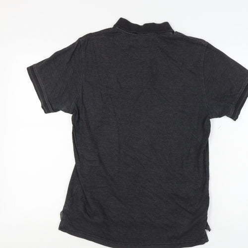 Pierre Cardin Men's Black Polo Shirt Size M