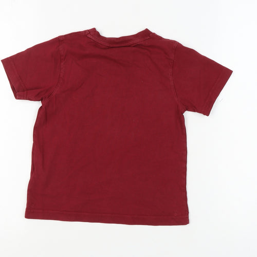McKenzie Kids Red Graphic Print T-Shirt Size 5-6 Years