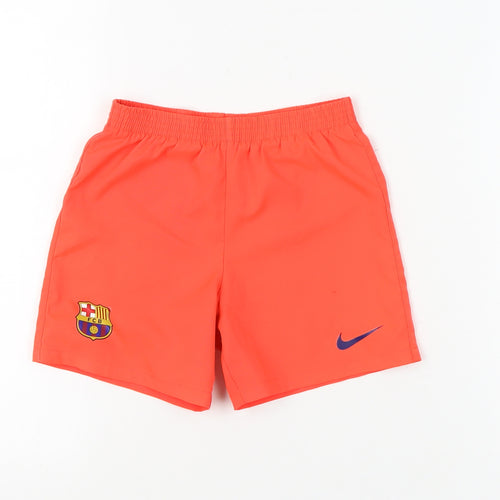 Nike Boys Orange Athletic Shorts Size 5-6 Years