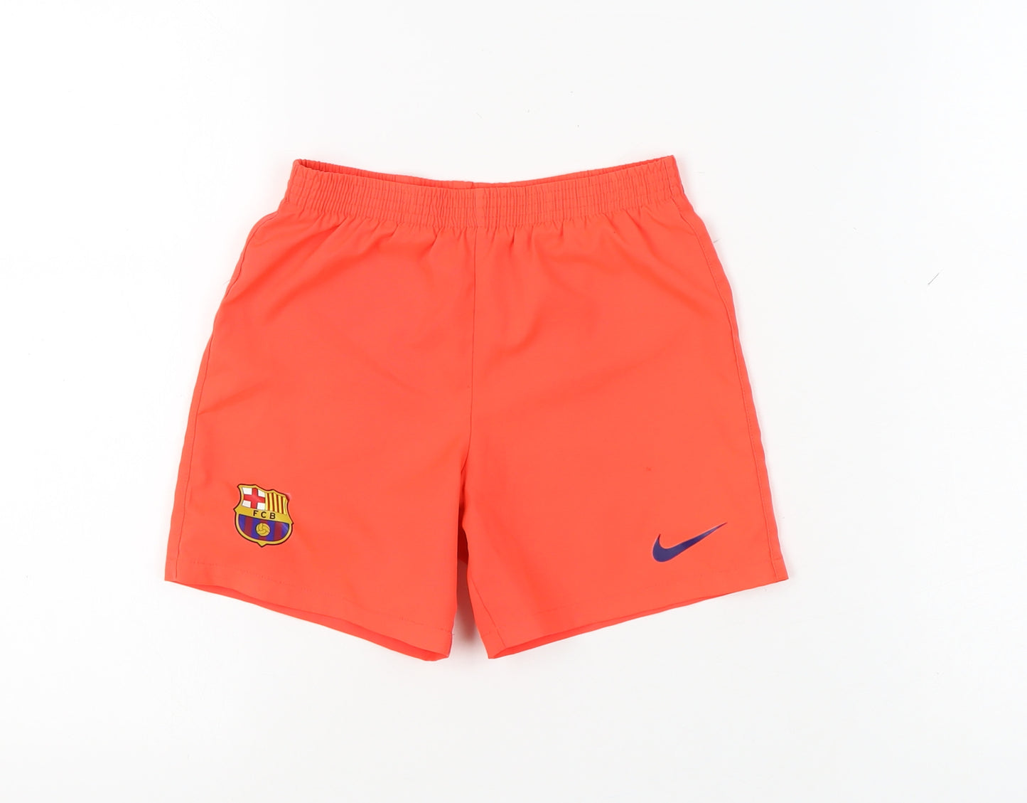 Nike Boys Orange Athletic Shorts Size 5-6 Years