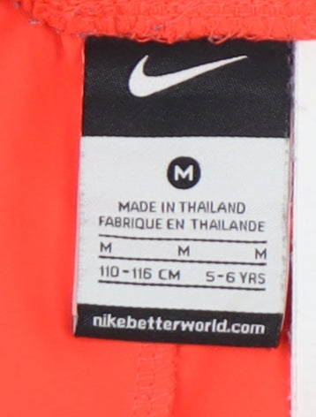 Nike Boys Orange Athletic Shorts Size 5-6 Years