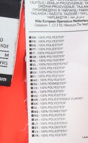 Nike Boys Orange Athletic Shorts Size 5-6 Years