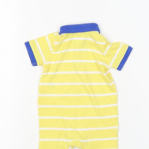 Ralph Lauren Unisex Yellow Stripe Romper 3-6 Months