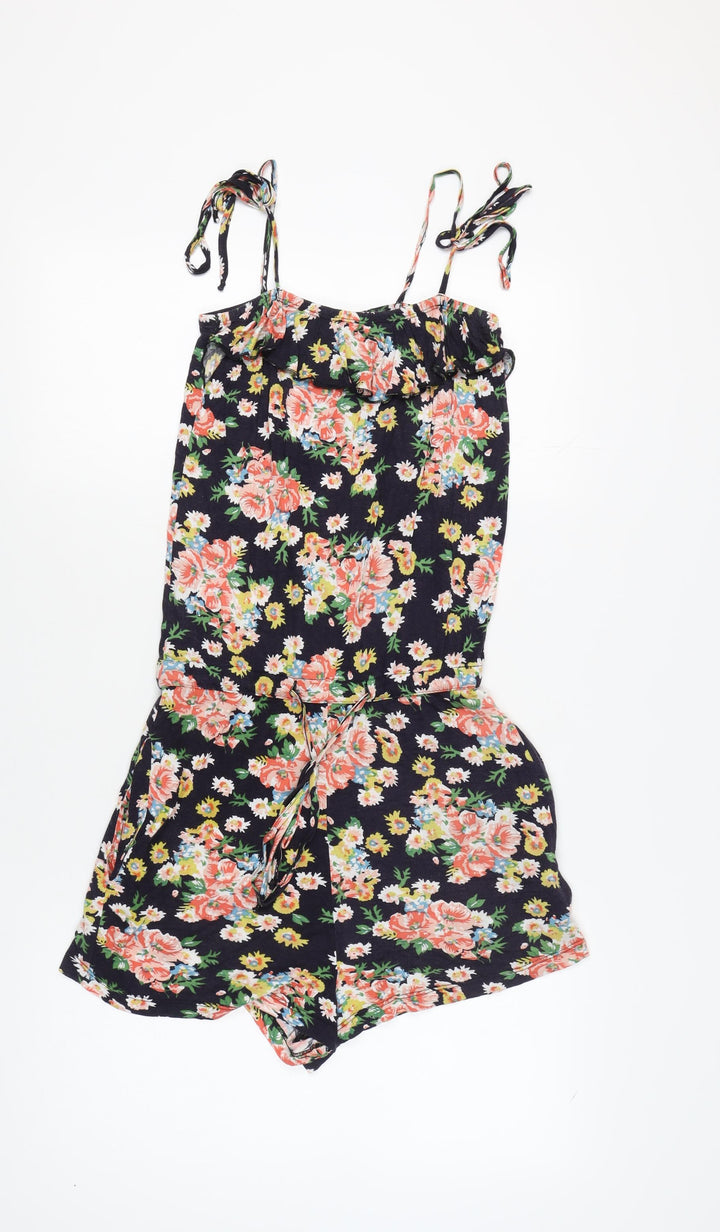 Hilfiger Denim Women's Multicoloured Floral Playsuit M