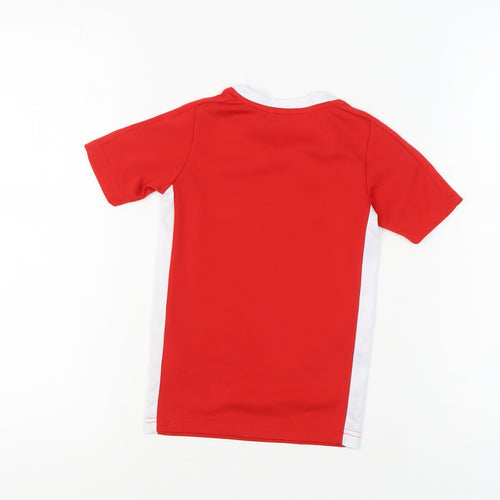 Sondico Boys Red T-Shirt, 3-4 Years, Short Sleeve, Casual Wear