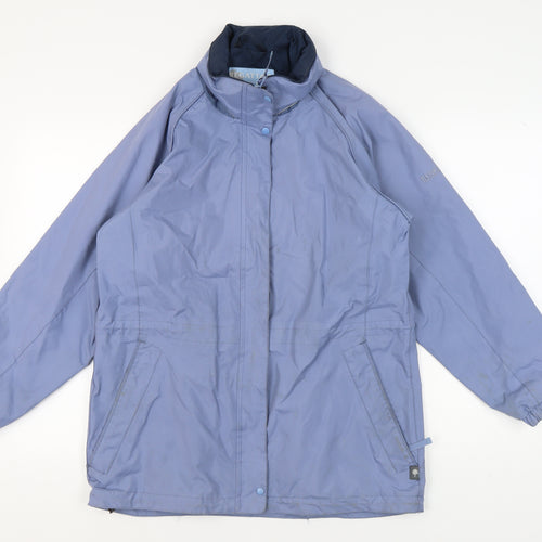 Regatta Women's Blue Waterproof Rain Coat Size 12