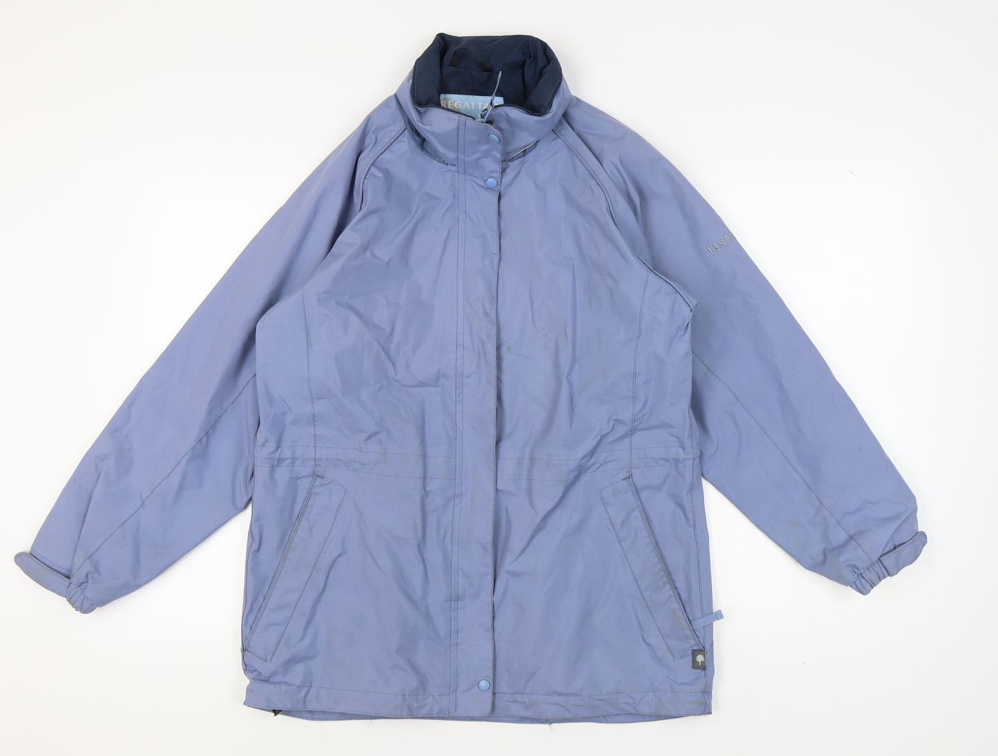 Regatta Women's Blue Waterproof Rain Coat Size 12