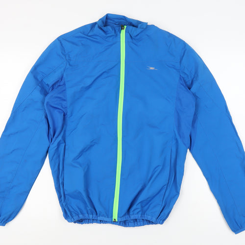 Crane Men's Blue Windbreaker Jacket, M, Casual