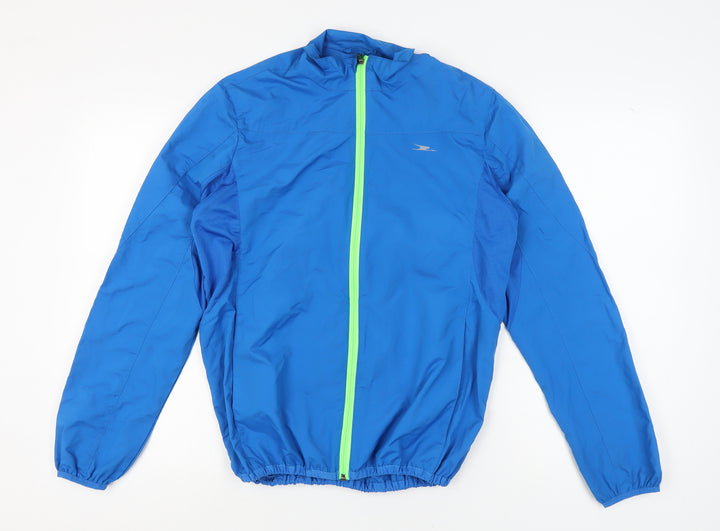 Crane Men's Blue Windbreaker Jacket, M, Casual