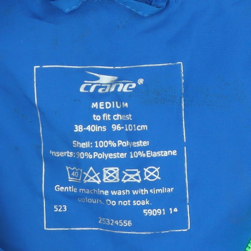 Crane Men's Blue Windbreaker Jacket, M, Casual