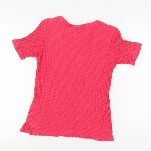 b.young Women's XS Red Basic Short Sleeve Top