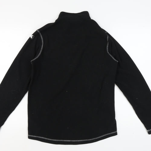 Cross Men's Black Fleece Zip Hoodie, M