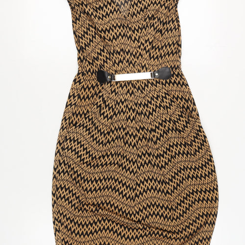 Mela London Women's Multicoloured Cap Sleeve Dress Size 10
