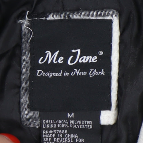 Me Jane Women's White Check Jacket - Size M