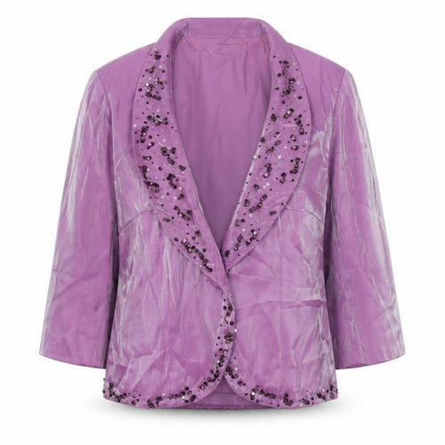 Minuet Women's Purple Blazer 10 Sheer Party/Cocktail