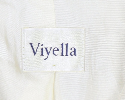 Viyella Women's Beige Blazer, Size 18, Notch Lapel