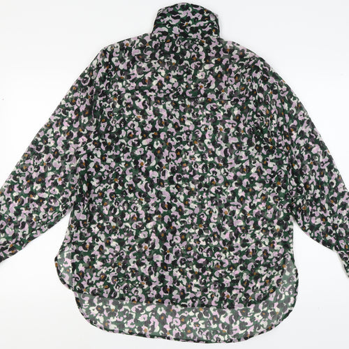 Next Women's Multicoloured Animal Print Blouse, Size 12
