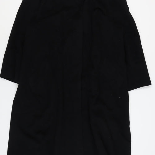 Jaeger Women's Black Wool Overcoat Size 18