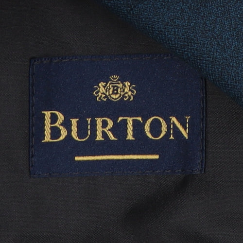 Burton Men's Blue Blazer 38R Jacket Formal
