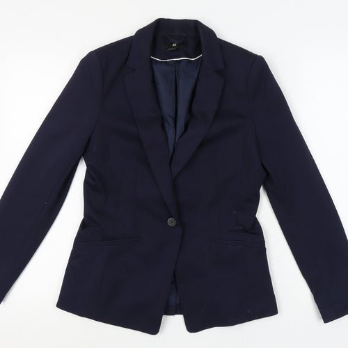 H&M Women's Blue Blazer, Size 12, Business Casual