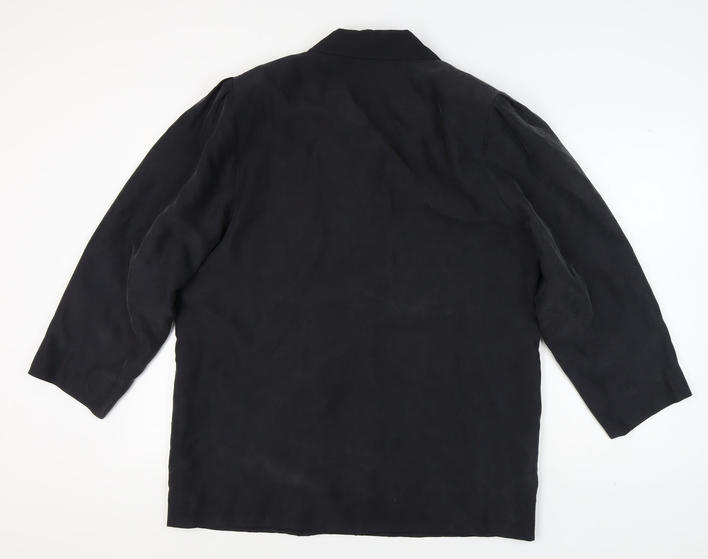 New Fast Women's Black Double-Breasted Blazer, Size 18